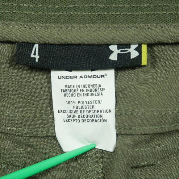 Under Armour Storm Tactical Patrol Cargo Pants Womens 6 Green Ripstop - Picture 5 of 7